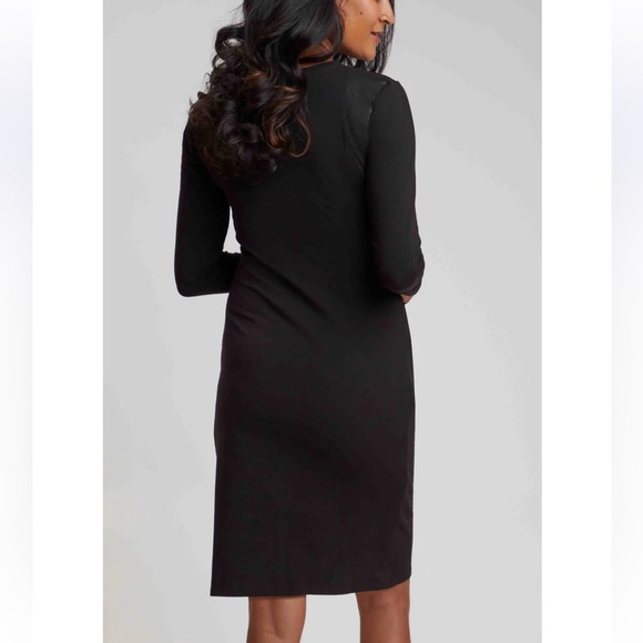 Stowaway Collection Lexi Cut Out Long Sleeve Maternity Dress MEDIUM NEW! - Picture 2 of 7